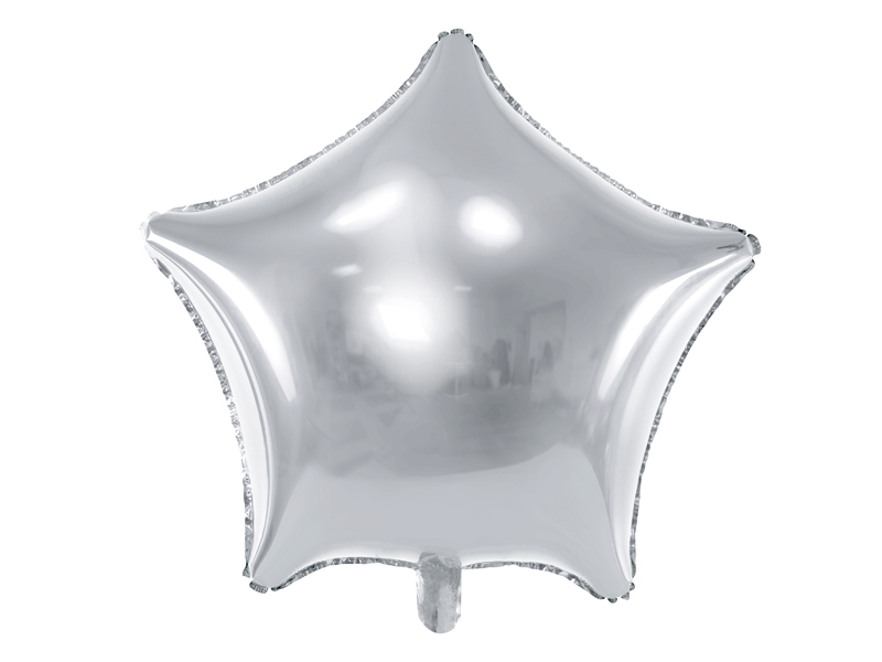 Foil Balloon Star silver