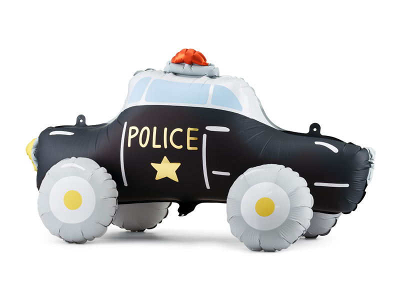Standing foil balloon Police Car