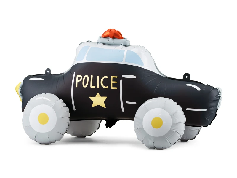 Standing foil balloon Police Car