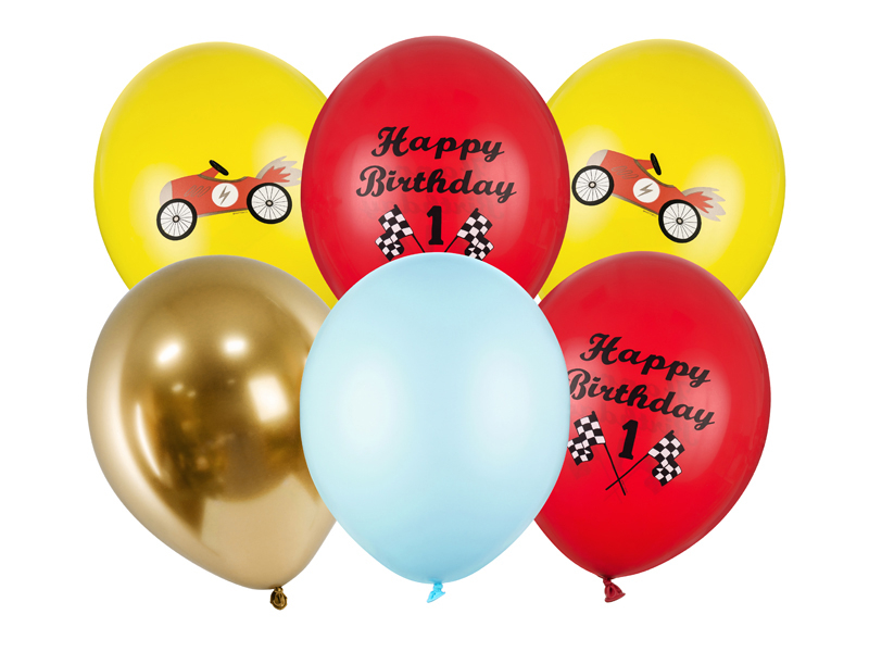 Balloons 30cm, Happy Birthday, mix