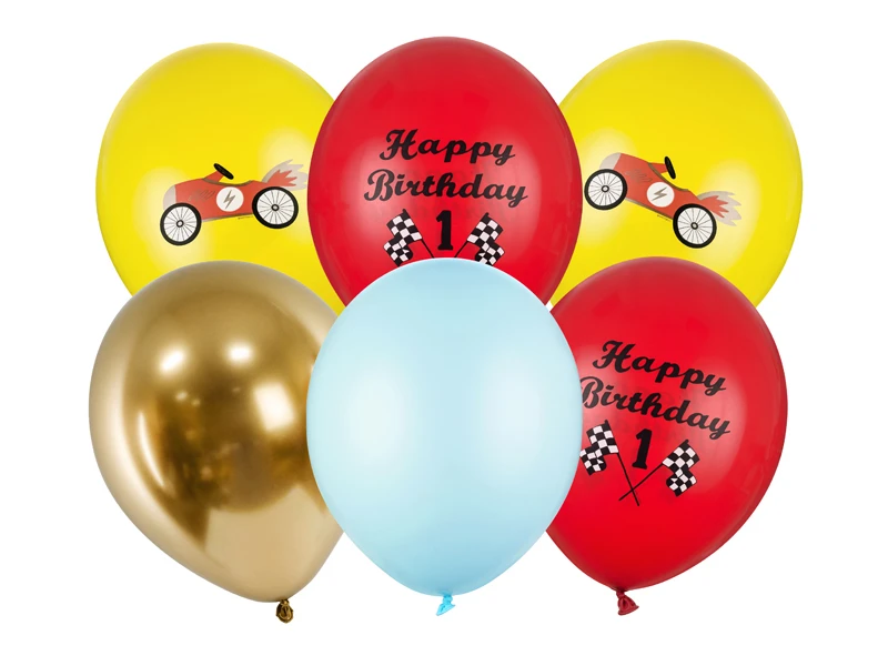 Balloons 30cm, Happy Birthday, mix
