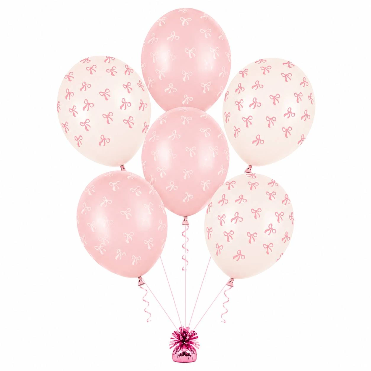 Pink Bows Balloon Set