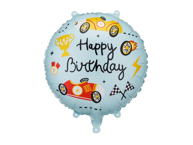 Foil balloon round ''Happy Birthday''