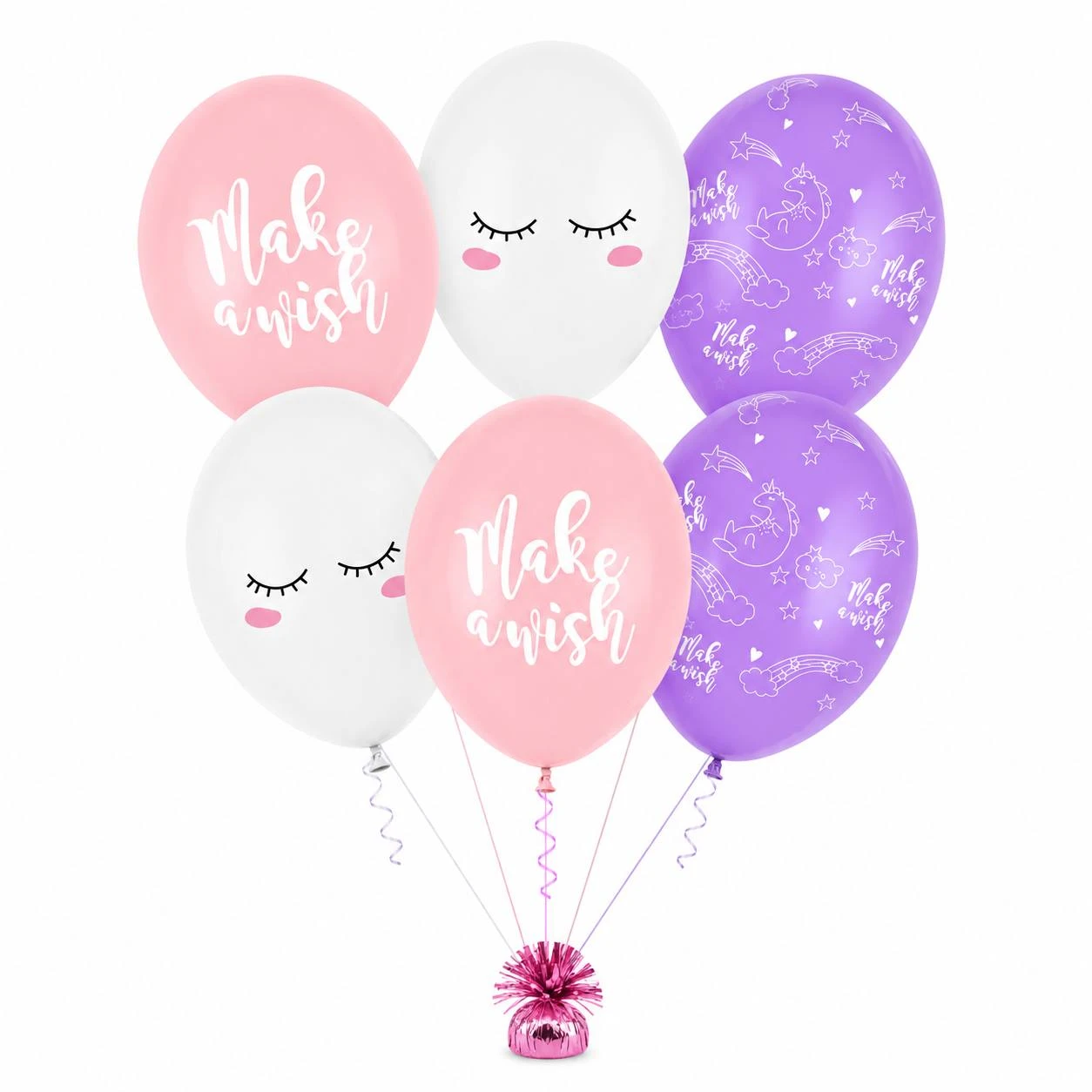 Make a Wish Unicorn Balloon Set