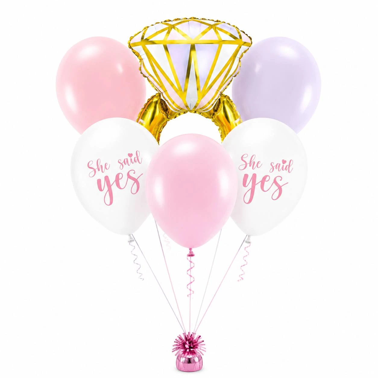 She Said Yes Balloon Set