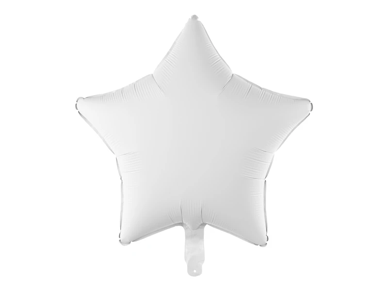 Foil balloon Star white