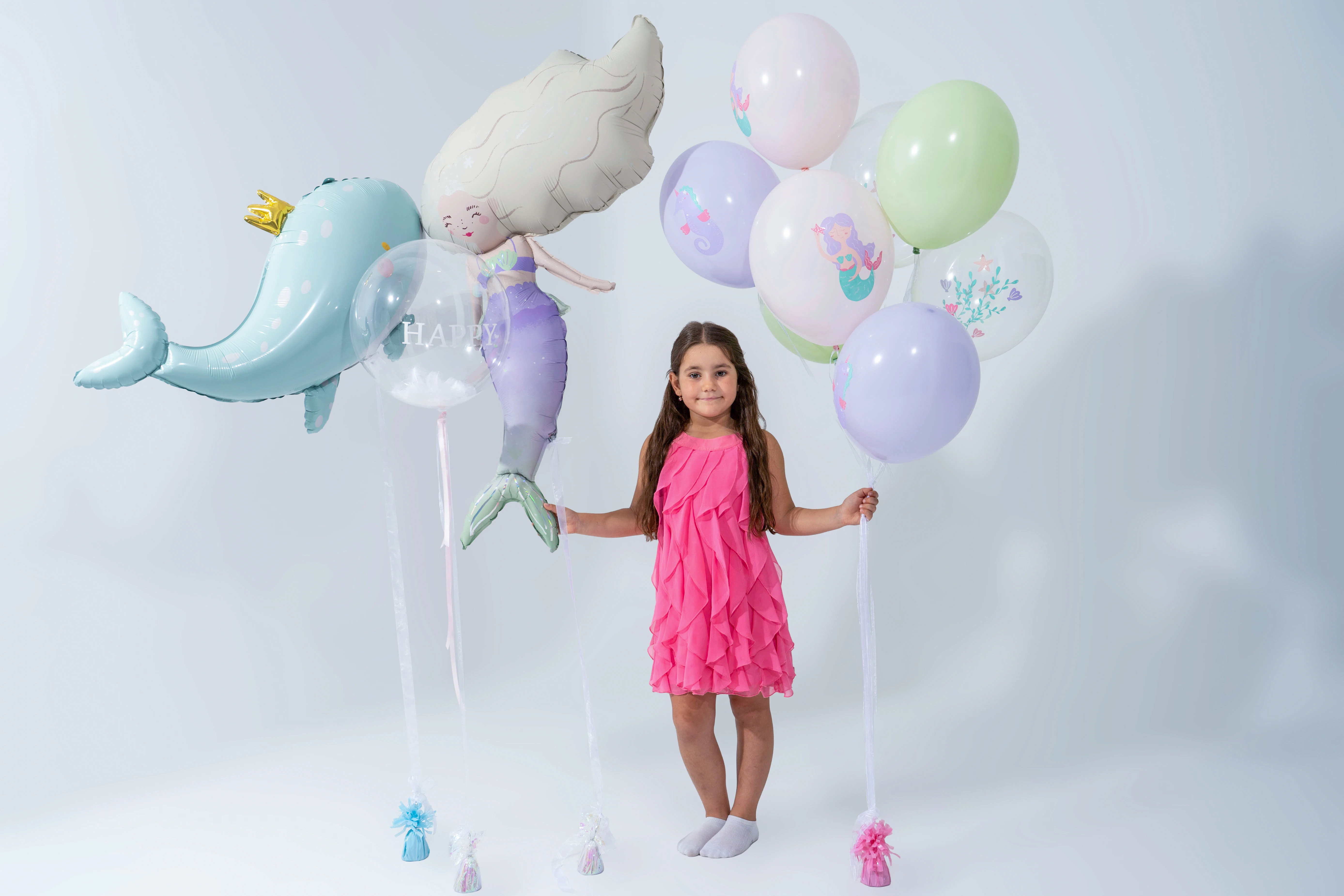 Mermaid & ocean Balloons set