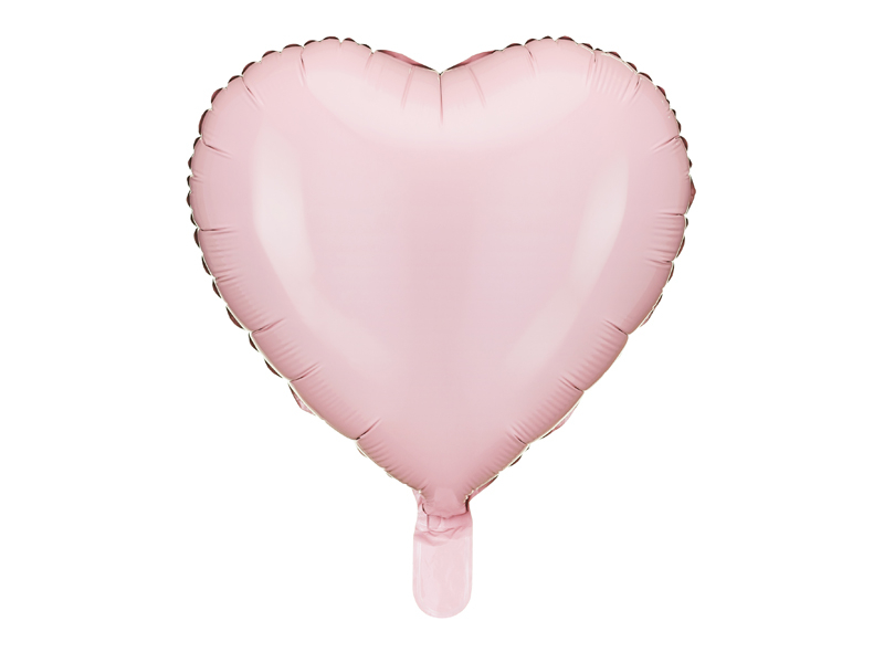 Heart Print Balloon Pink