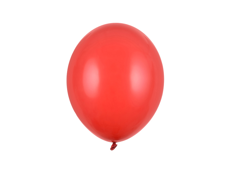 Helium Balloon Poppy Red
