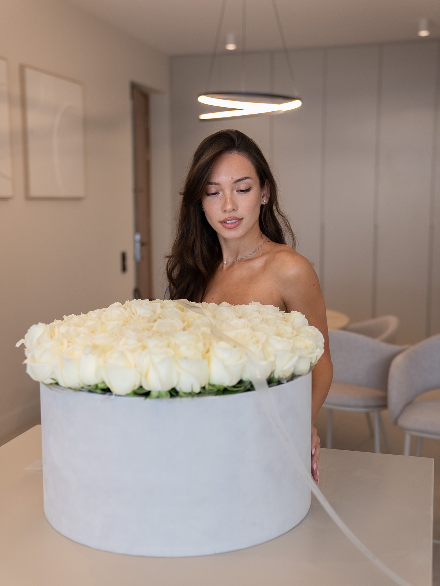 White Roses flat box White Roses flat box