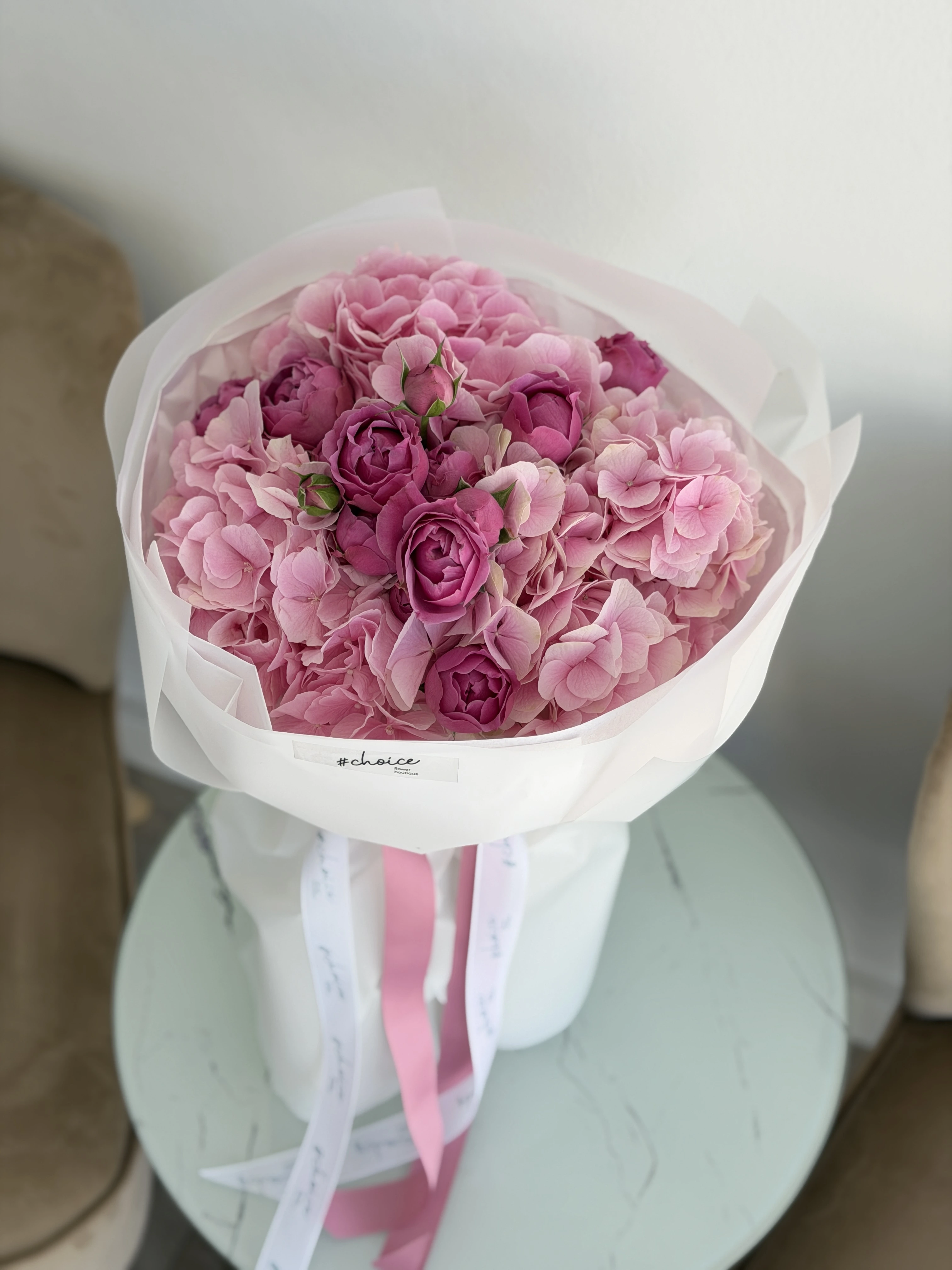 Pink Bubbles Bouquet - size S Pink Bubbles Bouquet - size S