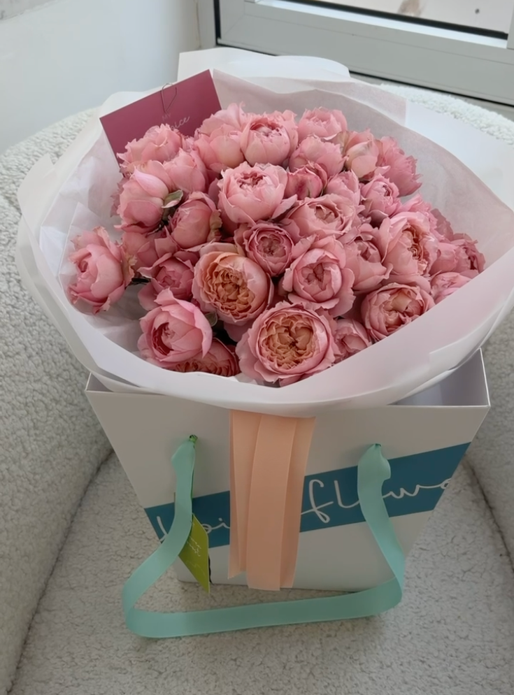 Pink Juliet Roses - 15 Stems Size S Pink Juliet Roses - 15 Stems Size S