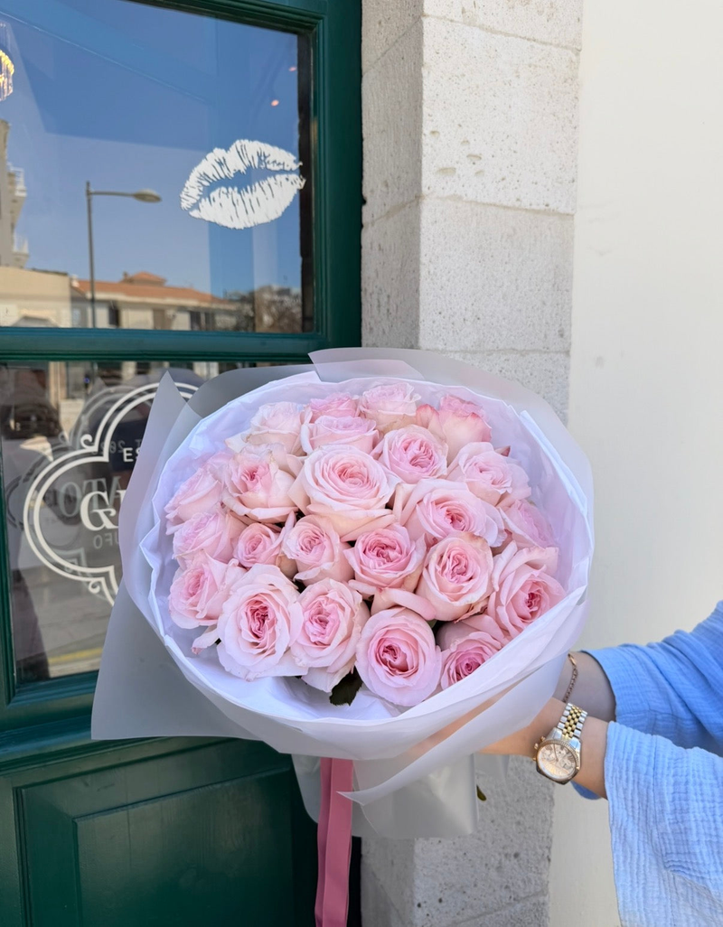 Pink Ohara Roses Size M Pink Ohara Roses Size M