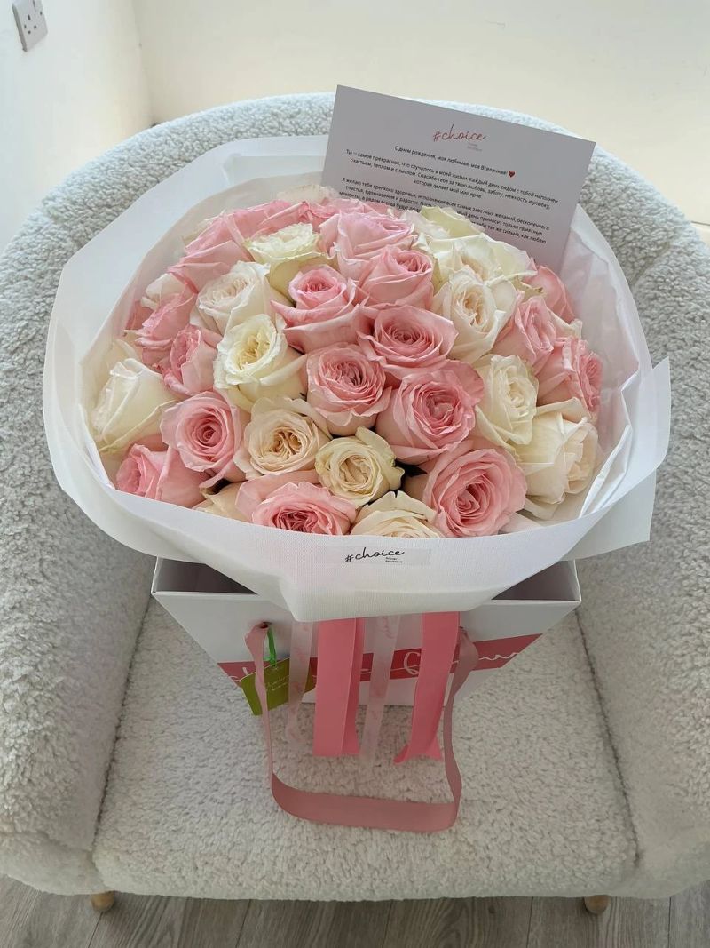 Pink and White Ohara mix - 41 stems Pink and White Ohara mix - 41 stems