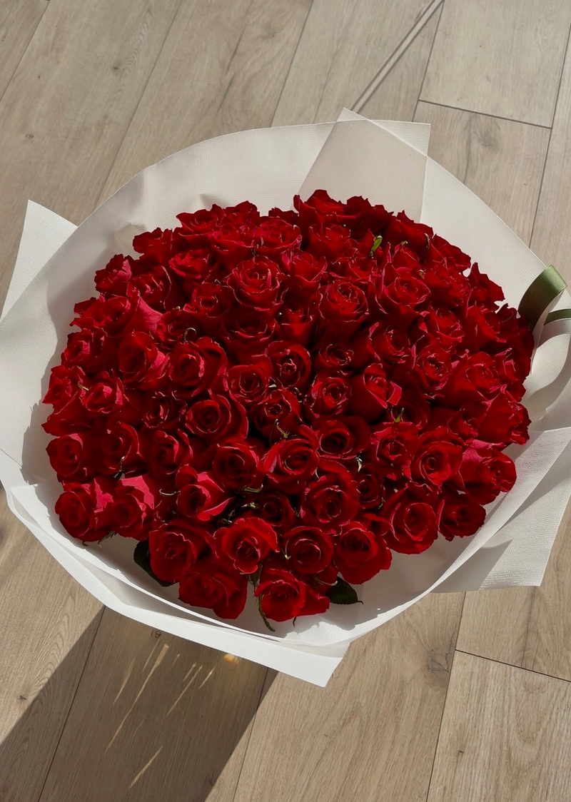 75 Red Roses Bouquet XL 75 Red Roses Bouquet XL